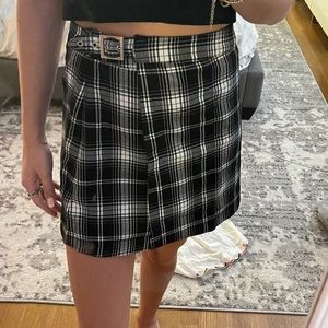 Checkered skirt